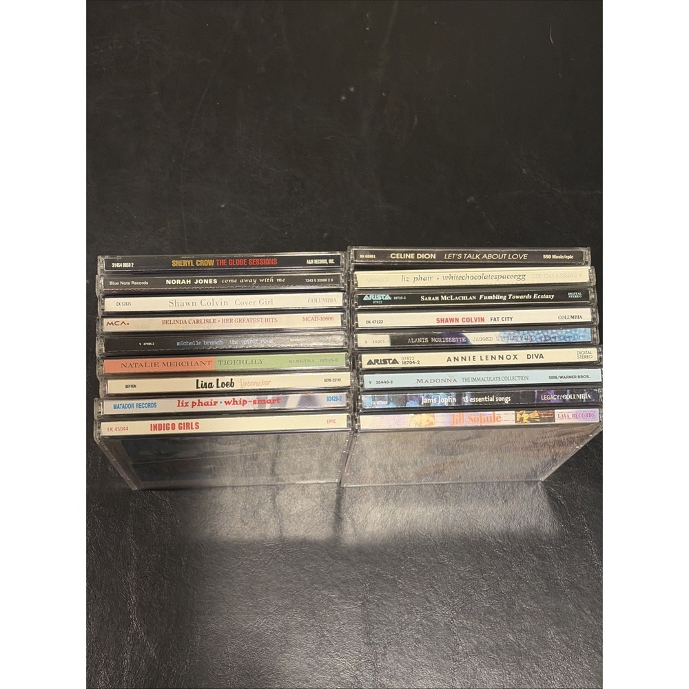 FEMALE SINGERS LOT OF 18 CDs BUNDLE DISCS Alanis Morissette, Sheryl Crow, Celine - Picture 12 of 14